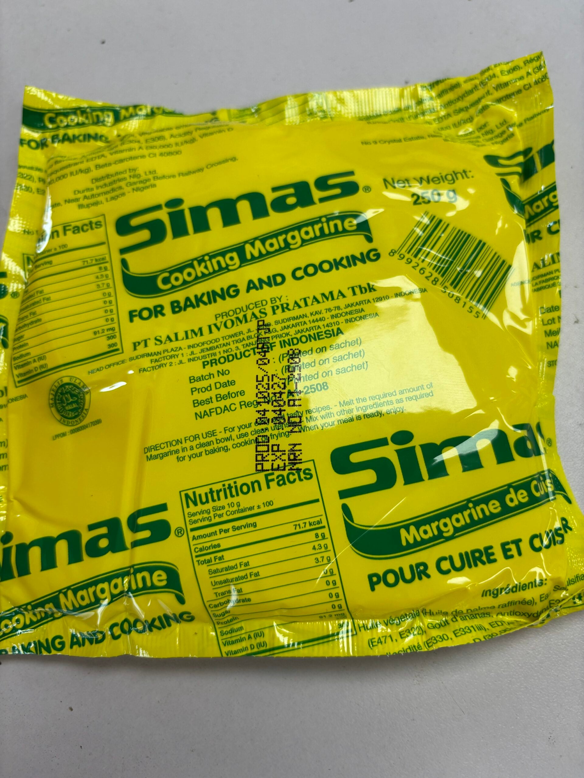 img_3287-2 Simas cooking Margarine - Image 1